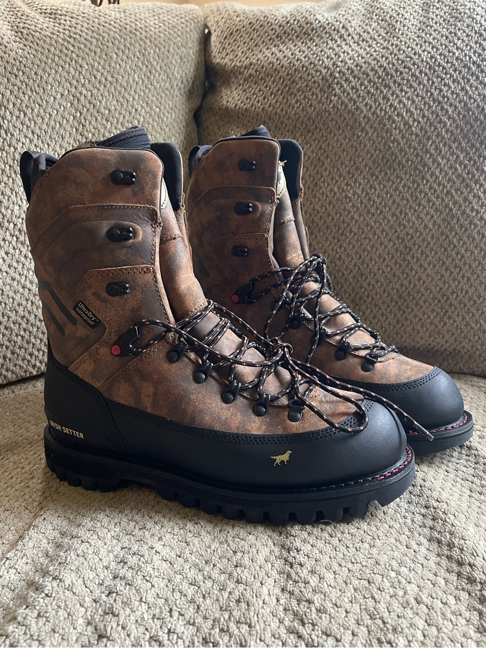Irish Setter Brown and Black Men's Hunting Boots